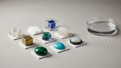 crystals that dissolve in water