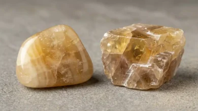 honey calcite healing properties