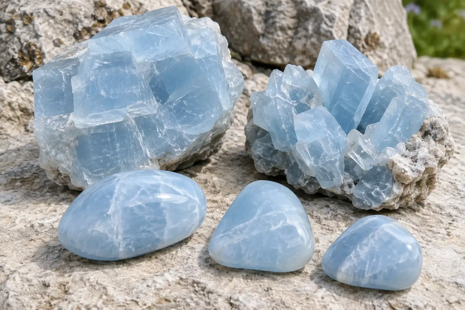 blue calcite benefits