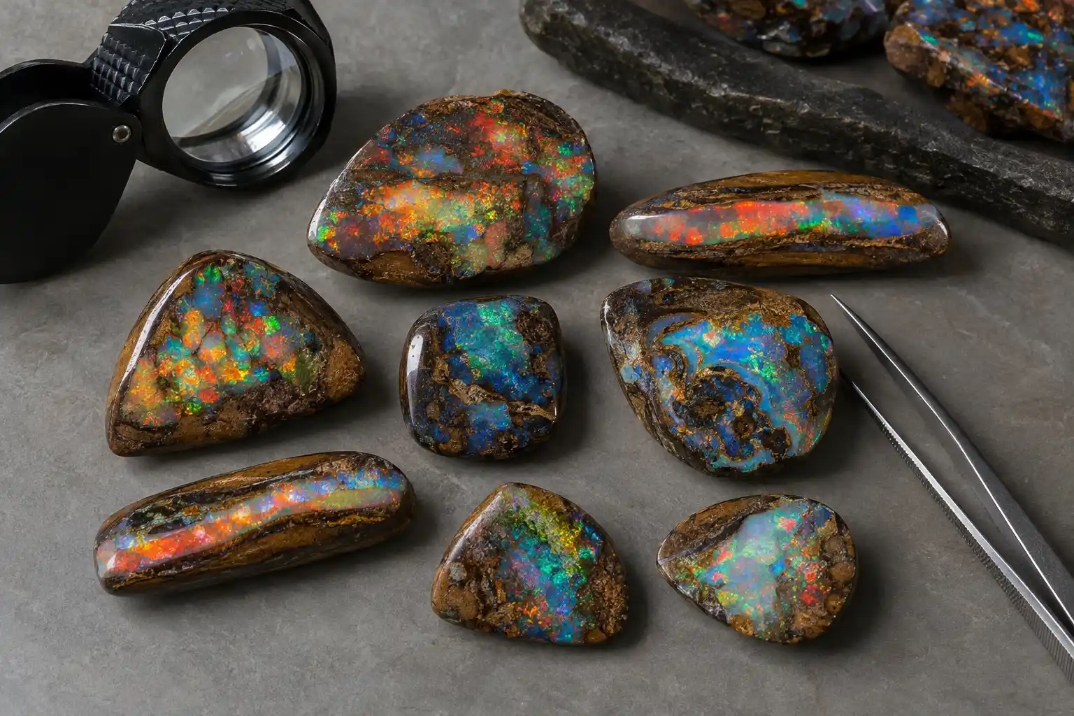 boulder opal quality grading