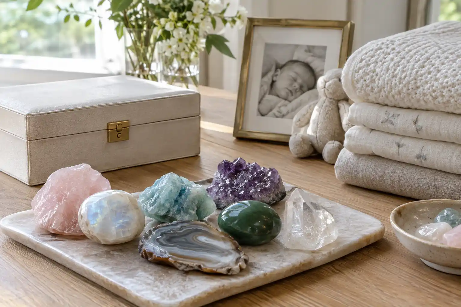 crystal gifts for a new baby