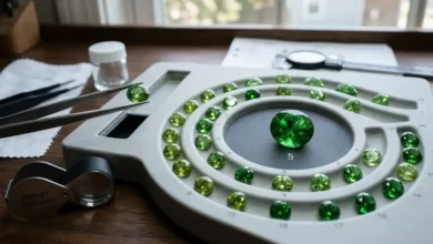 demantoid garnet quality grading