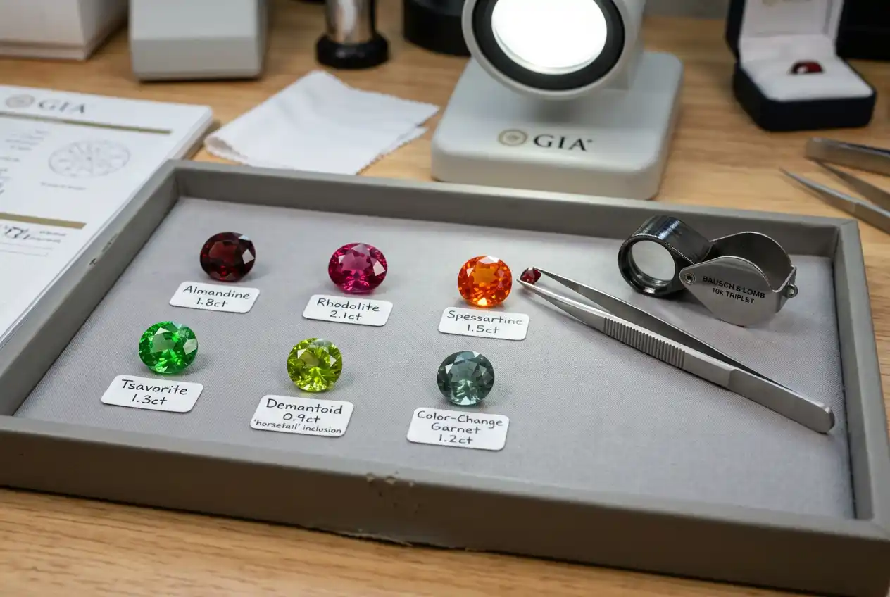 garnet quality grading