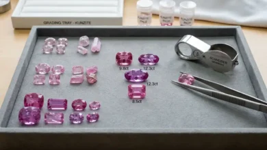 kunzite quality grading