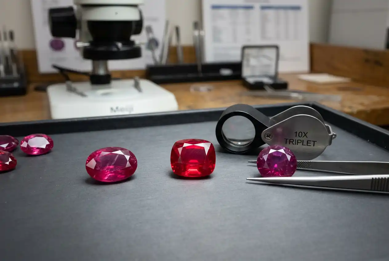 lab ruby quality grading