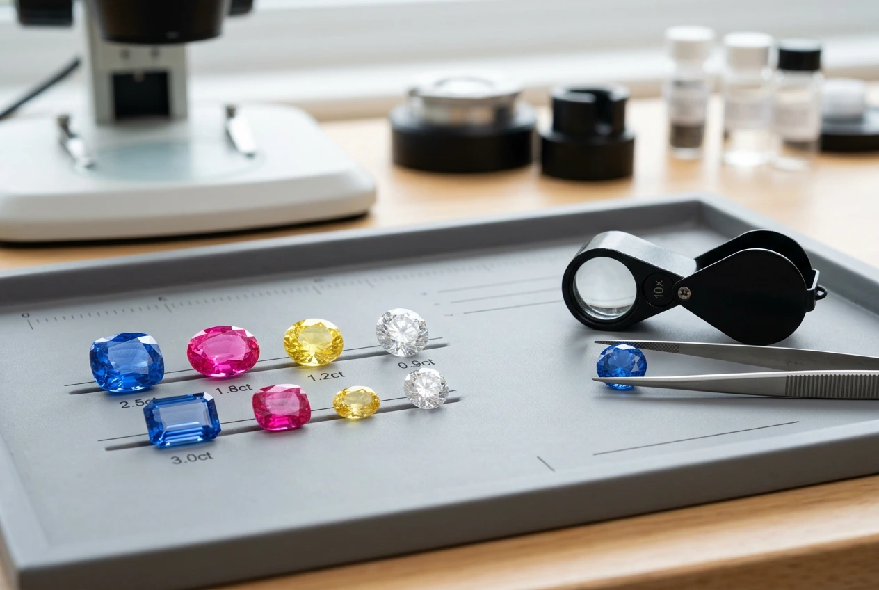 lab sapphire quality grading
