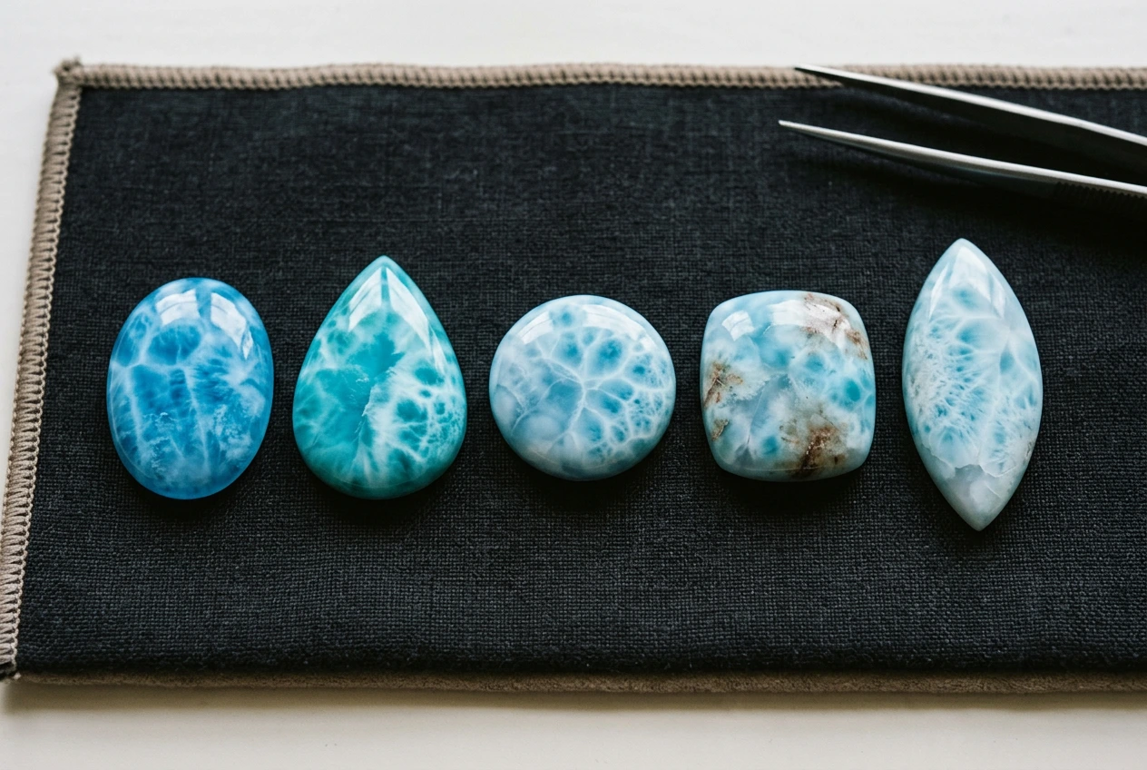 larimar quality grading