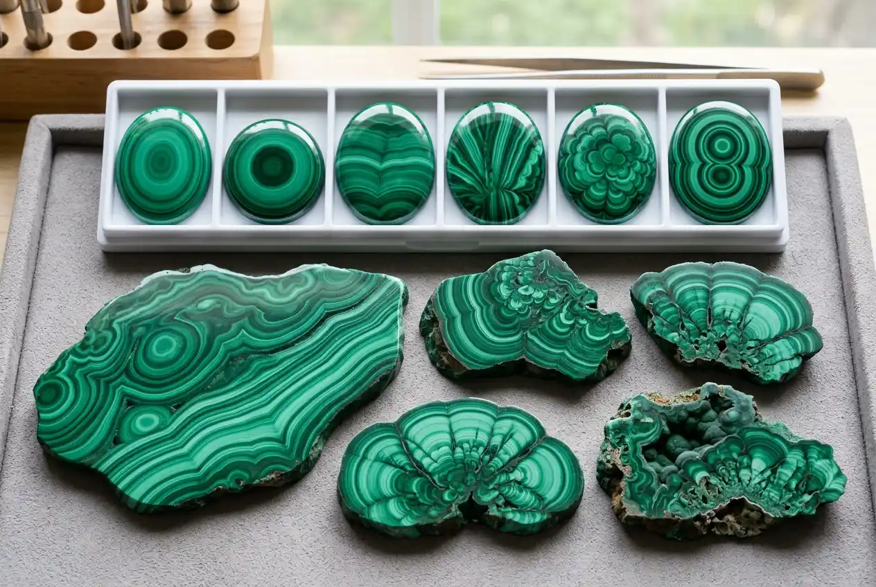 malachite quality grading