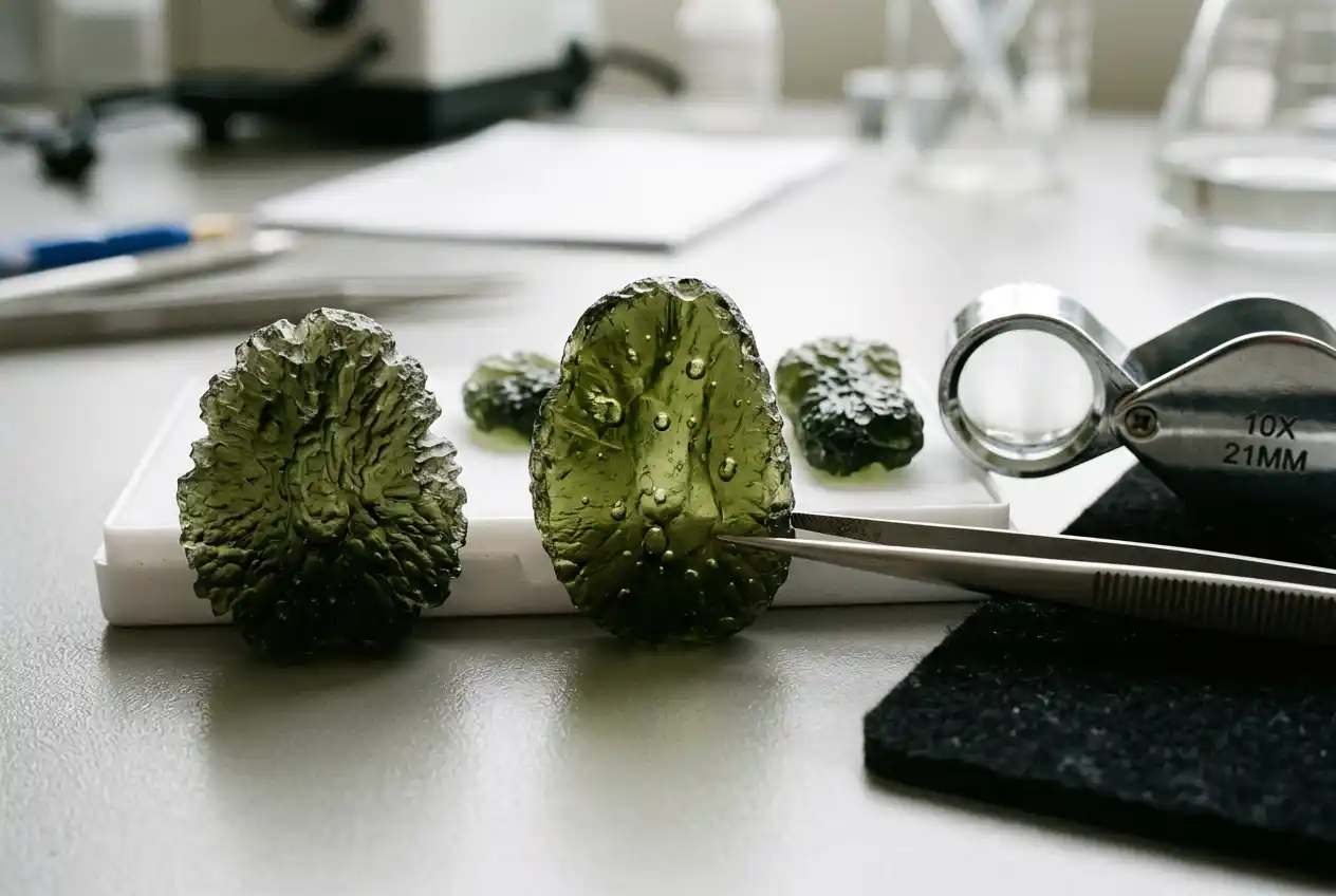 moldavite quality grading